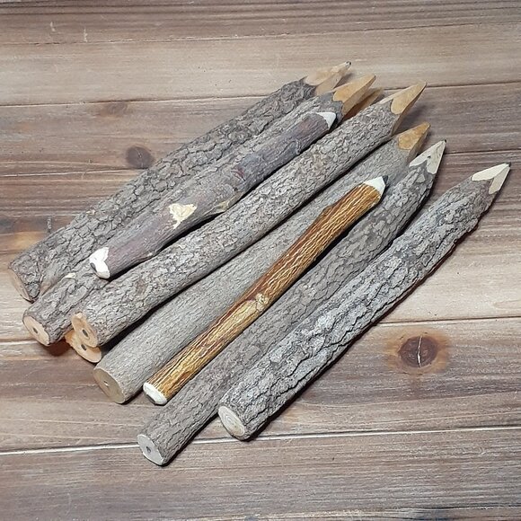 Rustic Pencil Lot Cottagecore Decor for Crafting - Picture 1 of 3